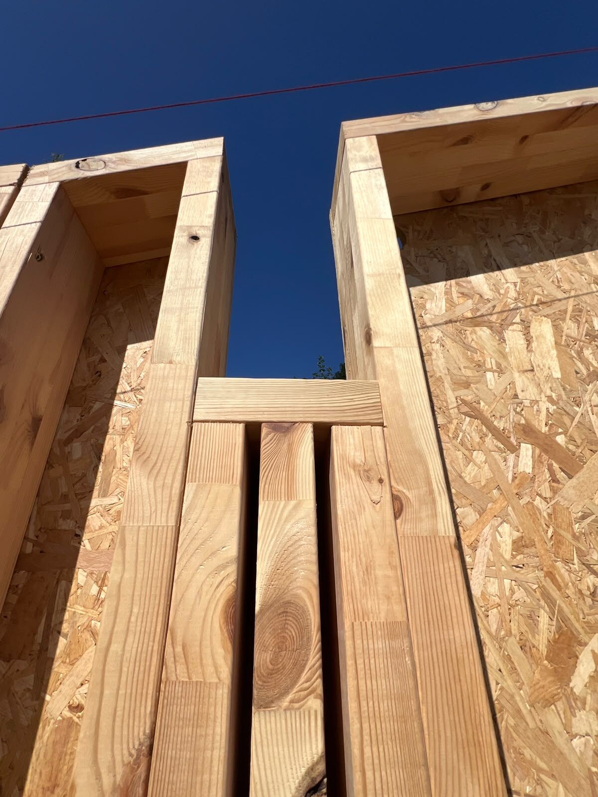 Ossature bois — plaques OSB