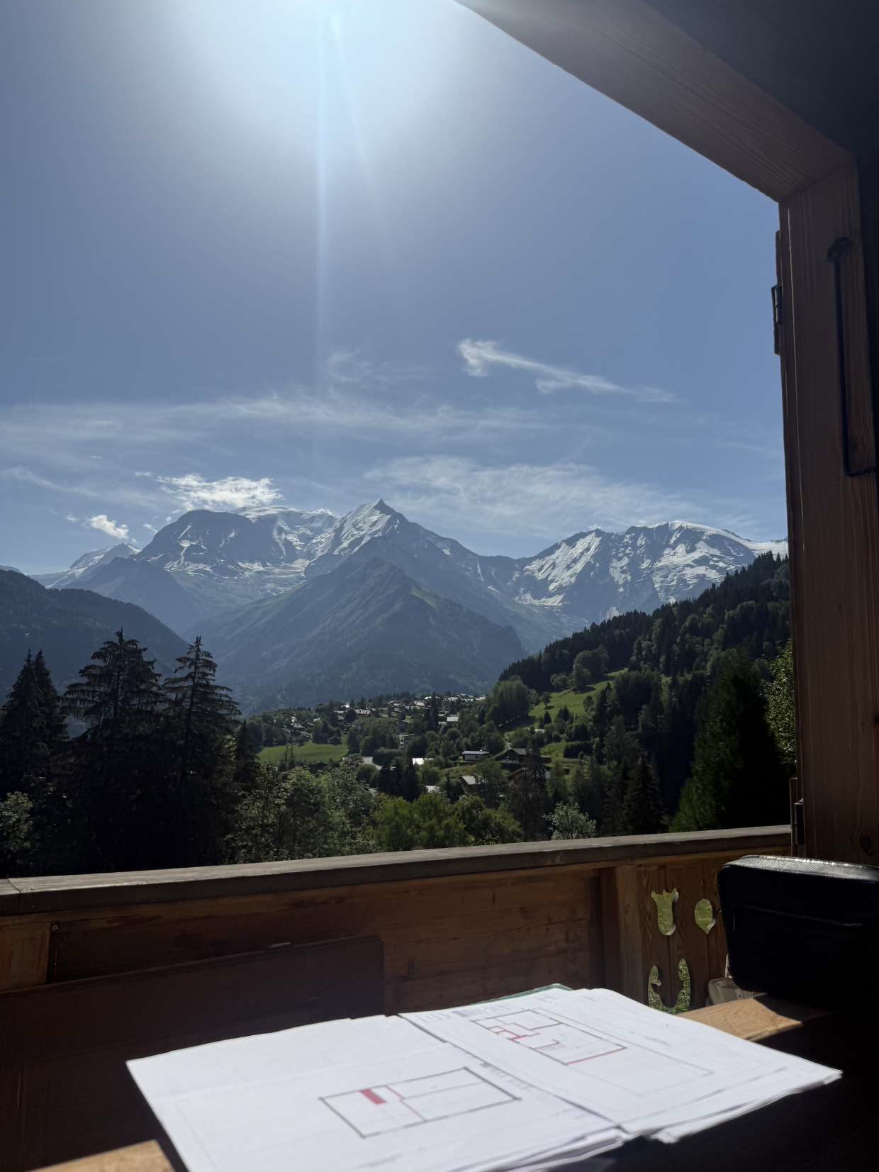 Chalet ALP-163 — vue extérieure
